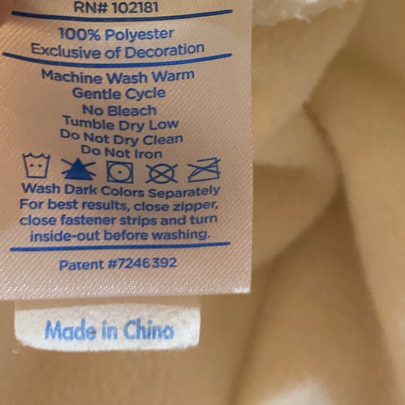 Halo Swaddle Microfleece cream small 3-6 months - Picture 5 of 7